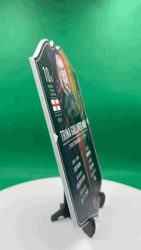 Exclusive Trina Gulliver MBE *Signed* Mini Ultimate Darts Card