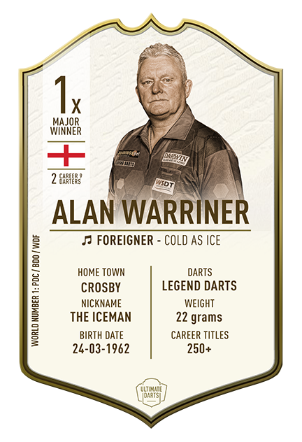 Alan Warriner-Little Ultimate Darts Card