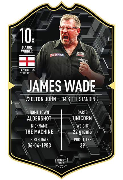 James Wade Ultimate Darts Card