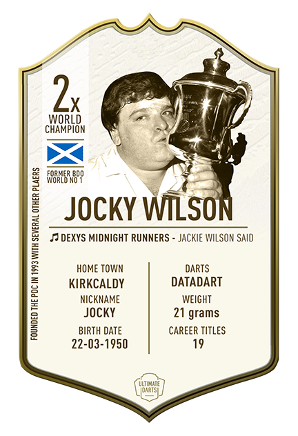 Jocky Wilson Ultimate Immortal Card