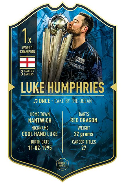 Luke Humphries 2024 Signed World Champion Ultimate Darts Card