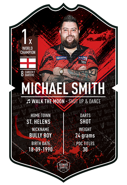 Michael Smith 2026 Ultimate Darts Card