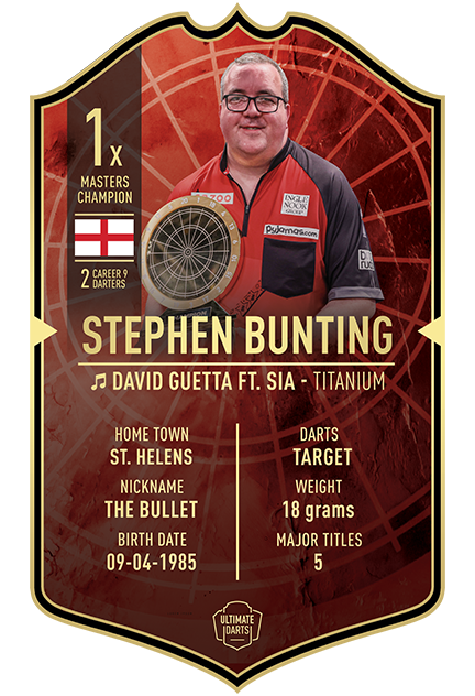 Stephen Bunting Ultimate Darts Card