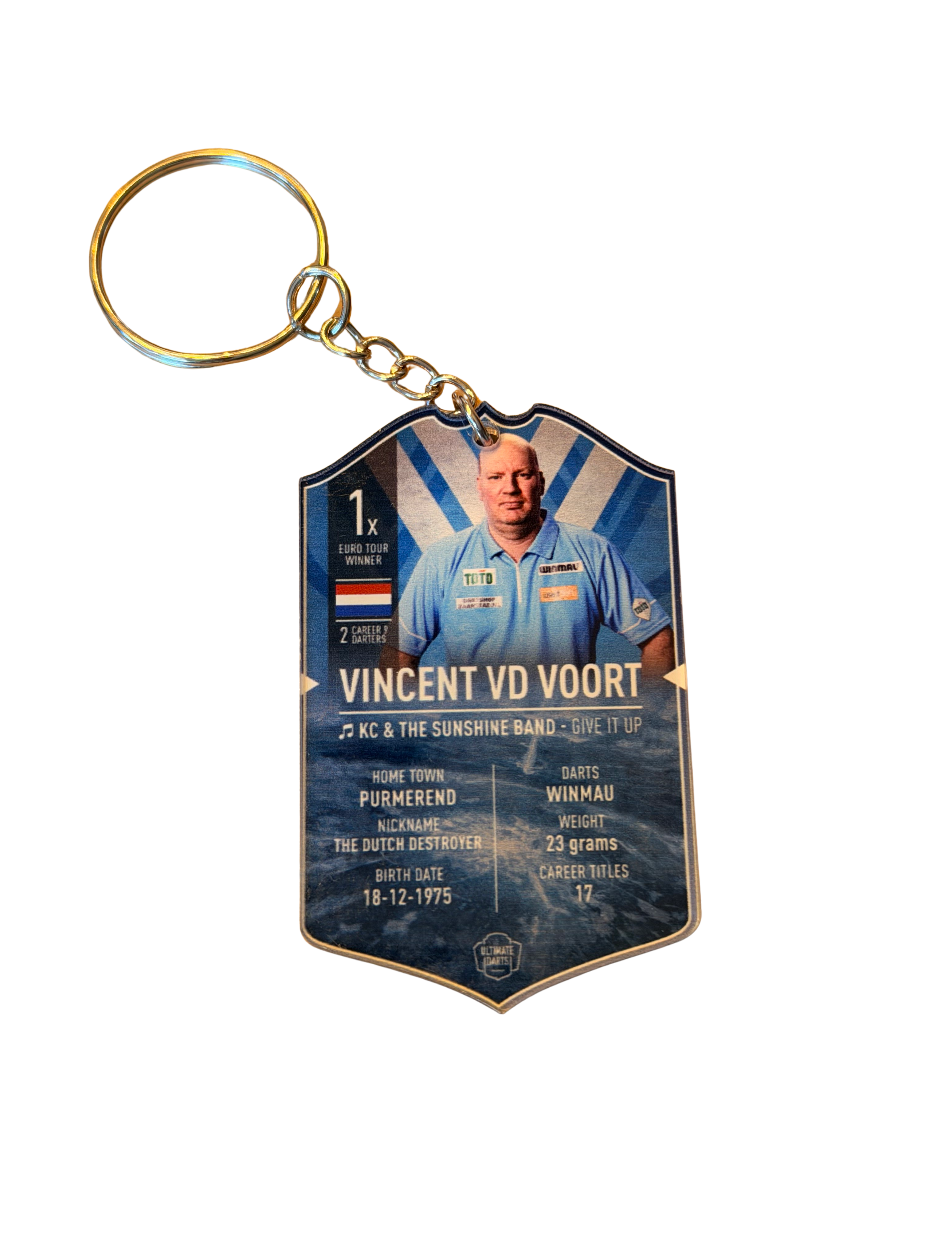 VINCENT VAN DER FRONTE ULTIMATE DARTS CARD