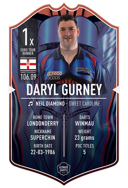 Daryl Gurney Ultimate Darts Card