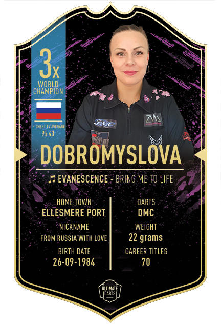 Ultimate Darts Anastasi Dobromyslova