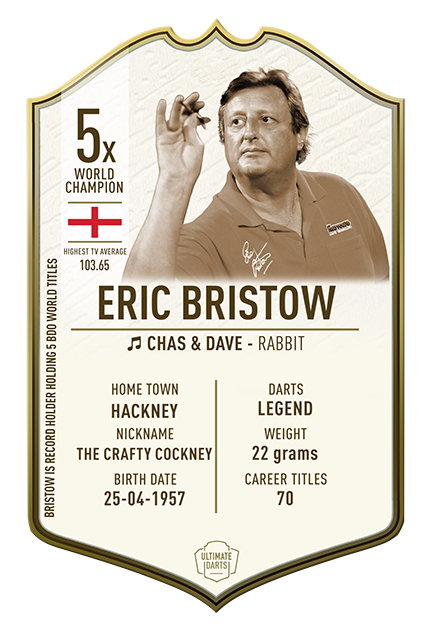 Eric Bristow Ultimate Immortal Card Eric Bristow Ultimate Immortal Card