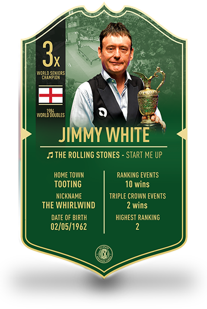 Jimmy White Ultimate Snooker Card - Ultimate Darts