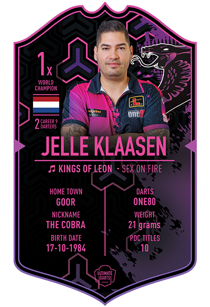 Jelle Klaasen Ultimate Darts Card