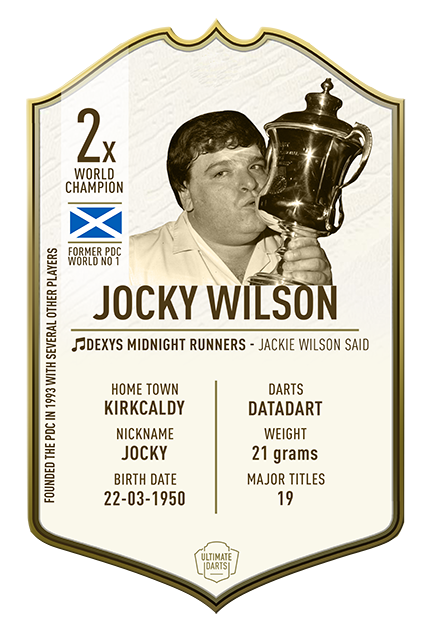 Jocky Wilson Ultimate Immortal Card