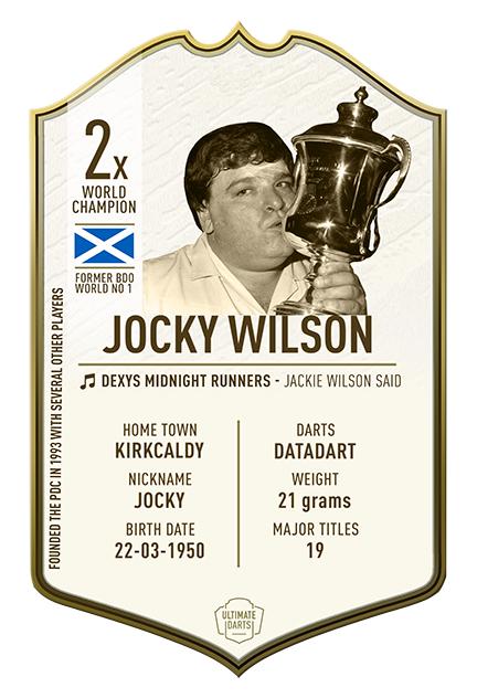 Jocky Wilson Ultimate Immortal Card