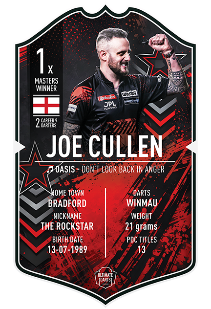 Joe Cullen 2026 Ultimate Darts Card