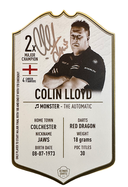 Colin Lloyd signed Immort Card