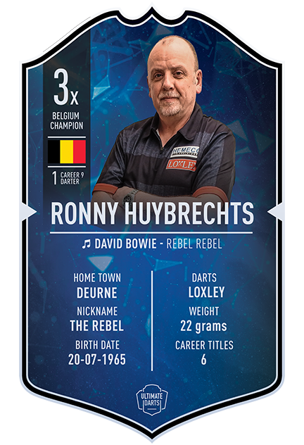 Ronny Huybrechts Ultimate Darts  Card
