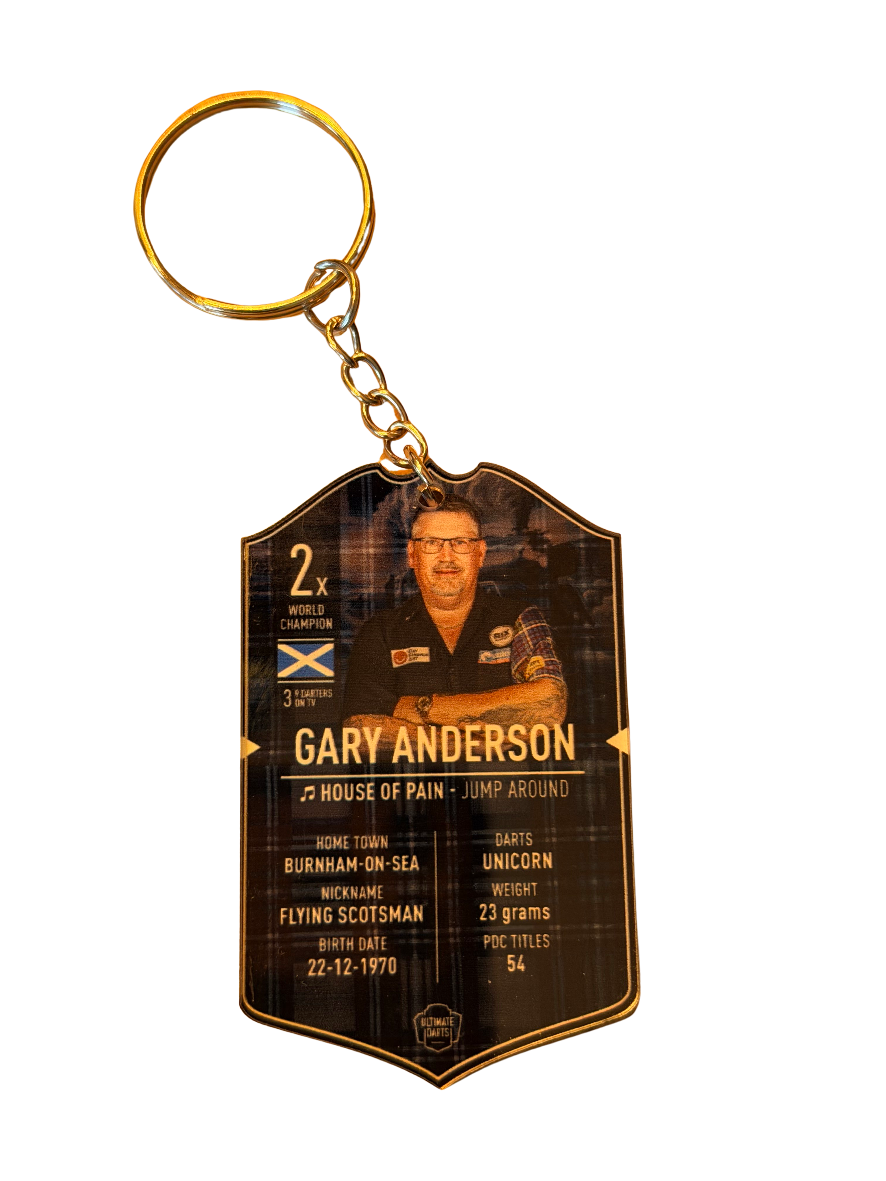 GARY ANDERSON ULTIMATE DARTS CARD