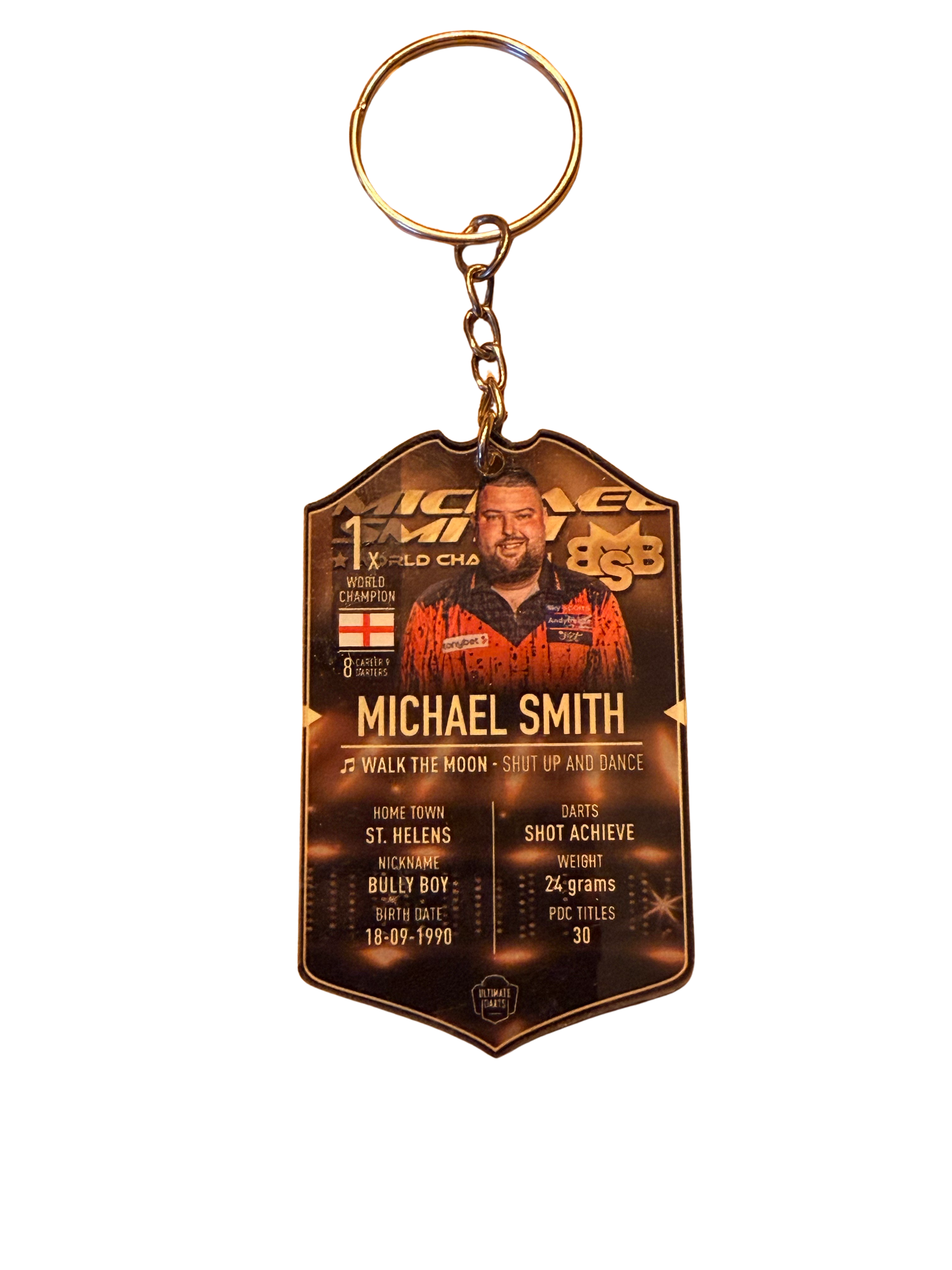 MICHAEL SMITH ULTIMATE DARTS CARD