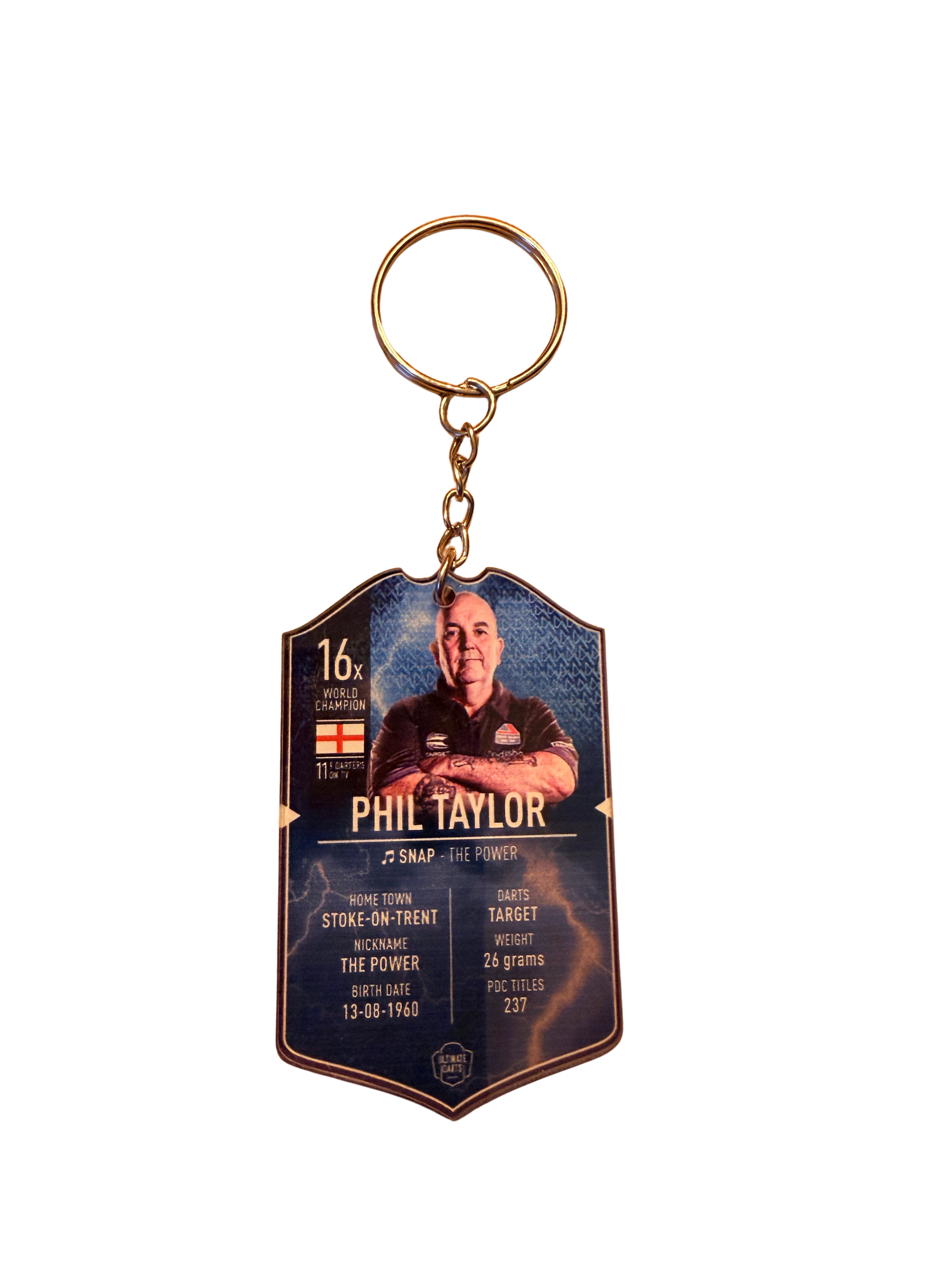 PHIL TAYLOR ULTIMATE DARTS CARD