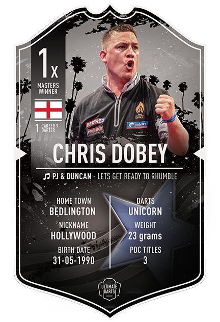 Chris Dobey Ultimate Darts Card