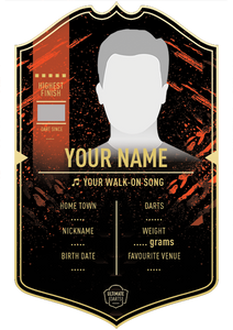 Create Your Own Ultimate Darts Card - Barney - Ultimate Darts