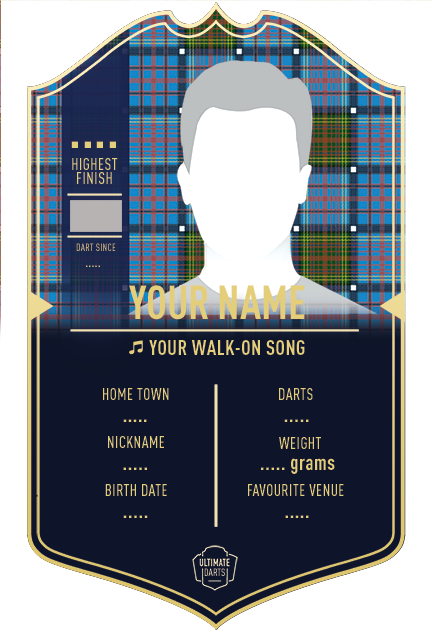 Create Your Own Ultimate Darts Card - Flying Scotsman - Ultimate Darts