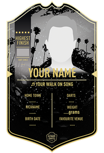 Create Your Own Ultimate Darts Card - Hollywood - Ultimate Darts