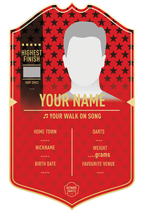 Create Your Own Ultimate Darts Card - The Rockstar - Ultimate Darts