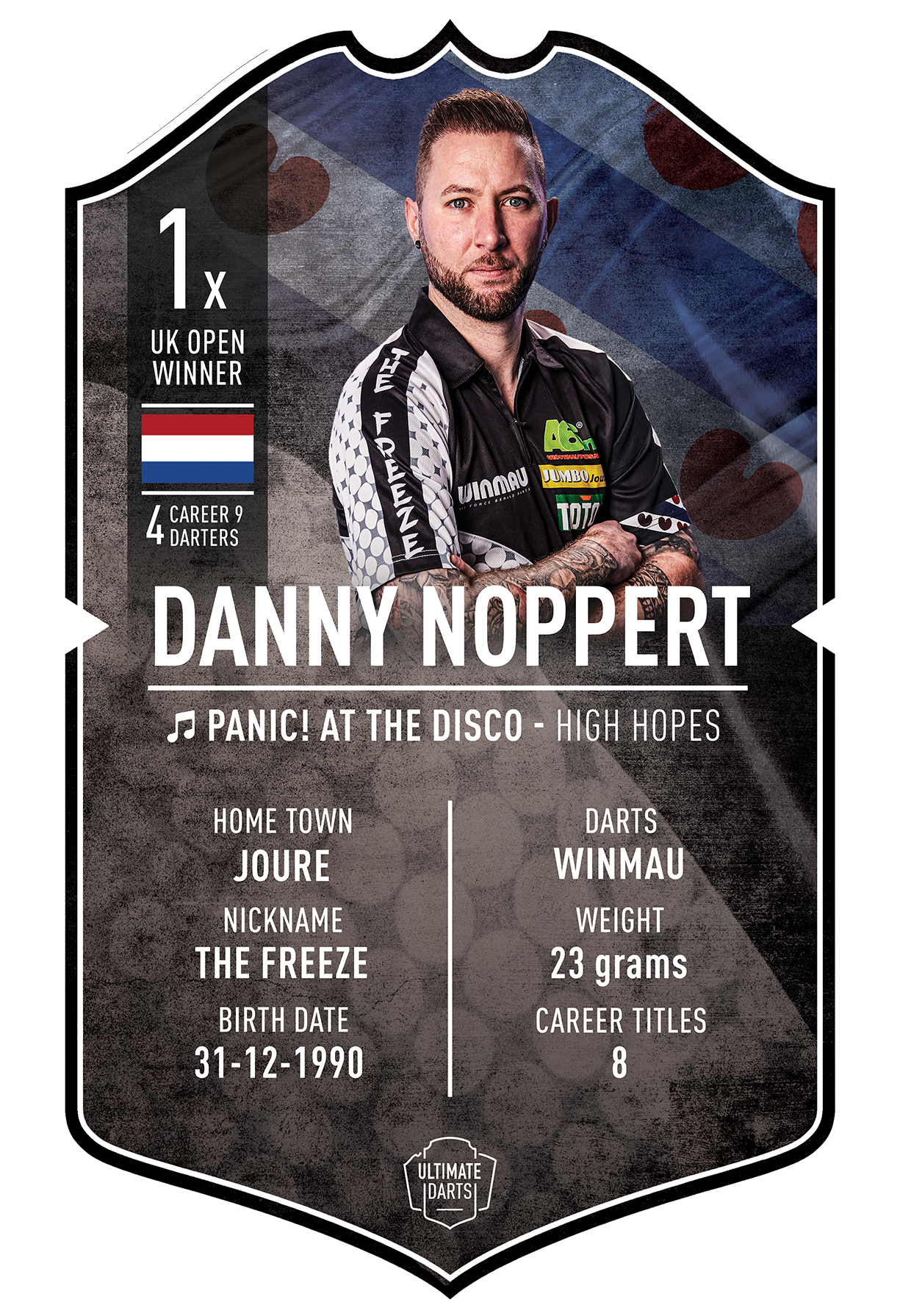 Danny Noppert Ultimate Darts Card