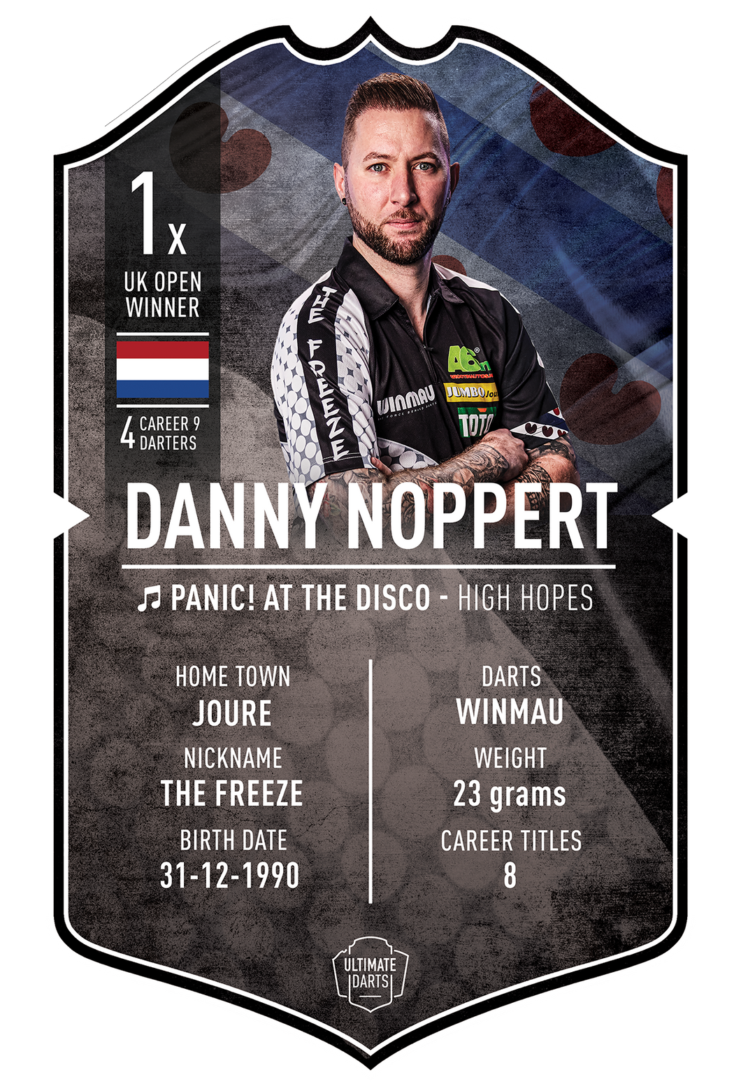 Danny Noppert Ultimate Darts Card