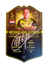 Charger l&#39;image dans la galerie, Exclusive Michael van Gerwen *Signed* Mini Ultimate Darts Card - Ultimate Darts
