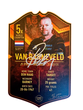 Cargar imagen en el visor de la galería, Exclusive Raymond Van Barneveld *Signed* Mini Ultimate Darts Card - Ultimate Darts
