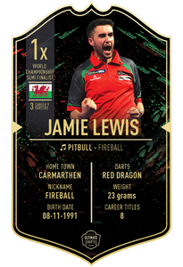 Ultimate Darts Jamie Lewis
