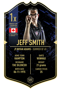 JEFF SMITH ULTIMATE DARTS CARD - Ultimate Darts
