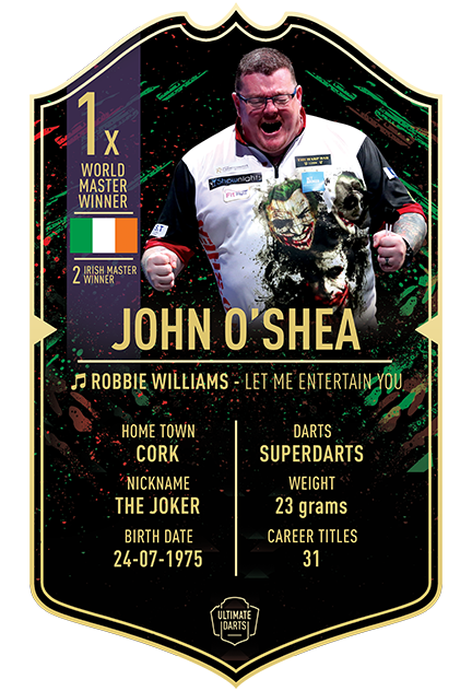 Ultimate Darts John O'Shea