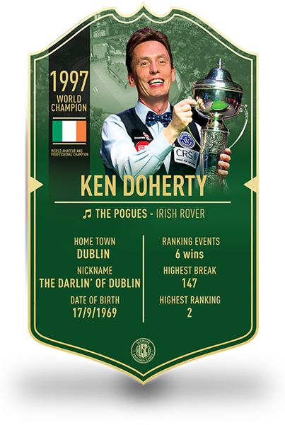 Ken Doherty Ultimate Snooker Card - Ultimate Darts