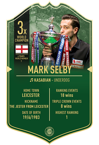 Mark Selby Ultimate Snooker Card - Ultimate Darts