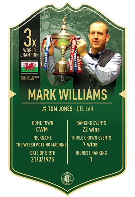 Mark Williams Ultimate Snooker Card - Ultimate Darts