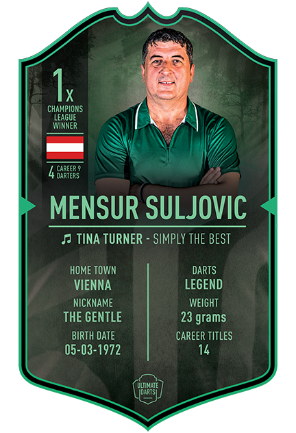 Mensur Suljovic Ultimate Darts Card - Ultimate Darts