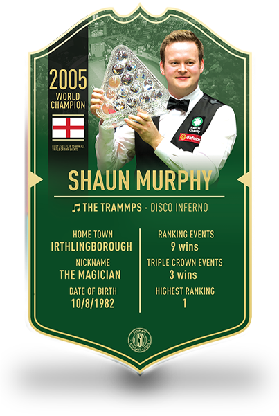 Shaun Murphy Ultimate Snooker Card - Ultimate Darts
