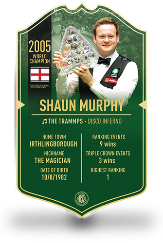 Shaun Murphy Ultimate Snooker Card - Ultimate Darts