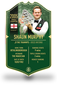 Shaun Murphy Ultimate Snooker Card - Ultimate Darts